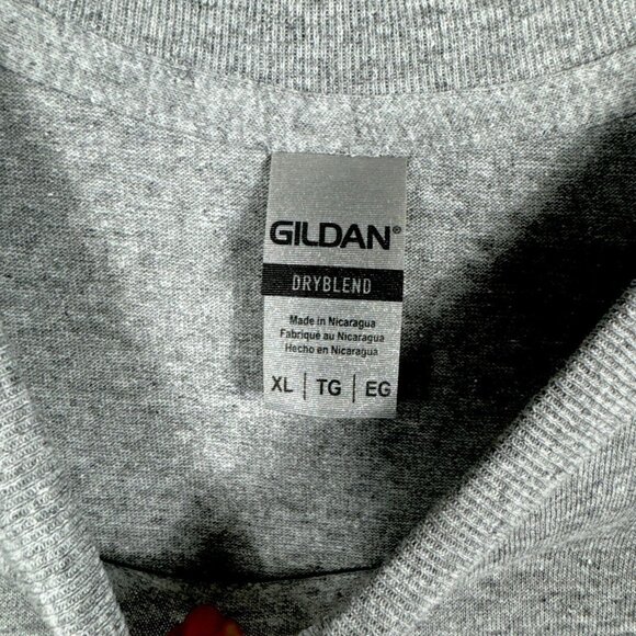 Glidden Men’s Biker T-Shirt American Heritage Gray Size Extra Large Shirt - Picture 4 of 8